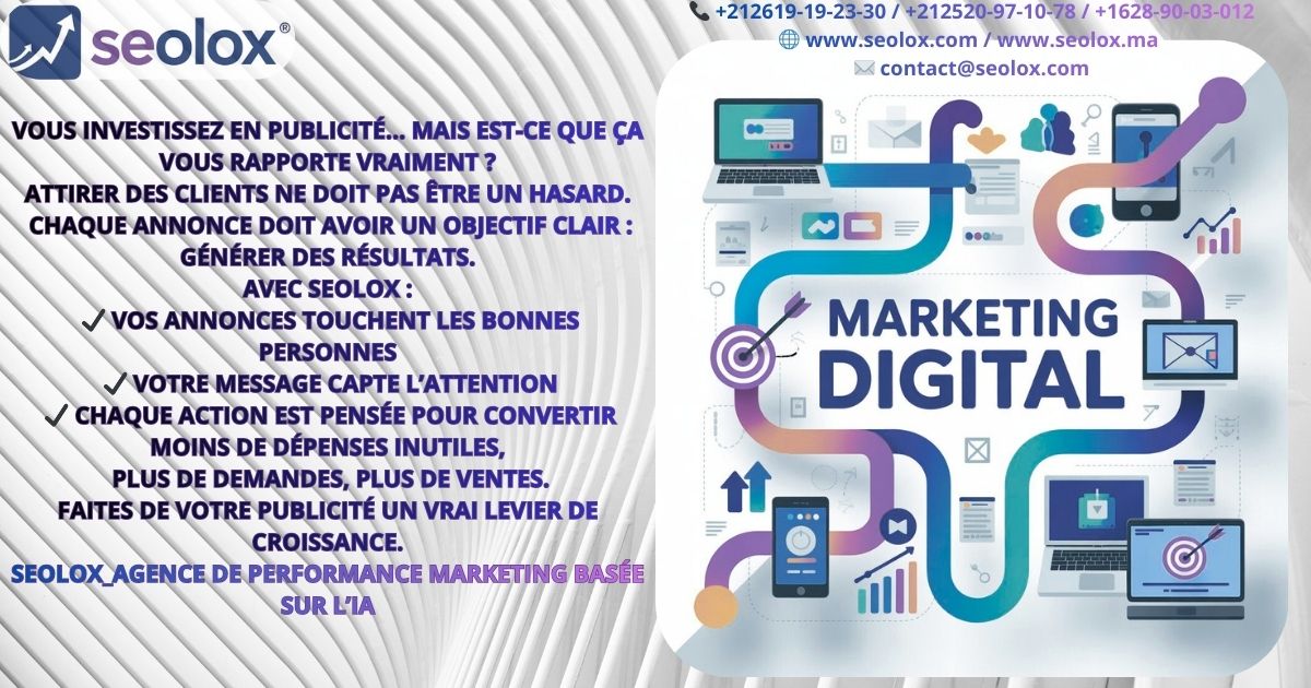 Agence digitale – Attirez plus de clients avec SEOLOX