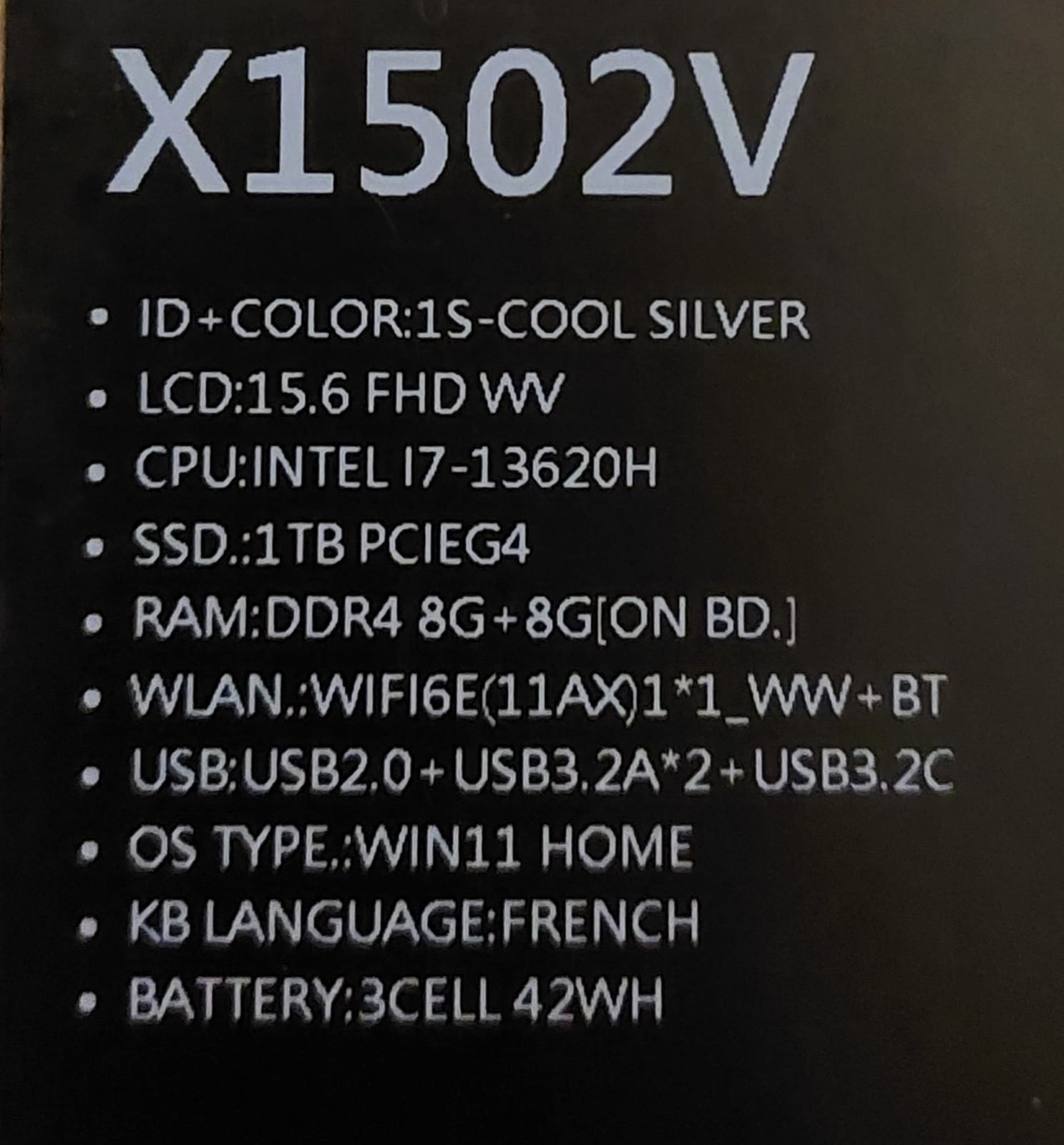 BRAND NEW ASUS Vivobook 15 i7 13th,16GB RAM,SSD 1TB negotiable price.